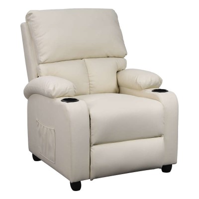 Πολυθρόνα Relax Art Maison Holstebro - Cream PU (78Χ89Χ106εκ.)