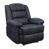 Πολυθρόνα Relax Art Maison Taastrup - Black PU (90Χ93Χ100εκ.)