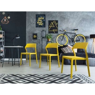 Καρέκλα Art Maison Grindsted - Yellow (52x56x83εκ.)