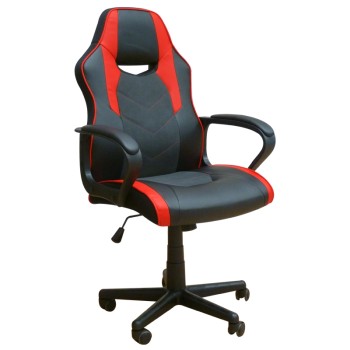 Καρέκλα Gaming Art Maison Smorumnedre - Black Red (60Χ64Χ103-113εκ.)