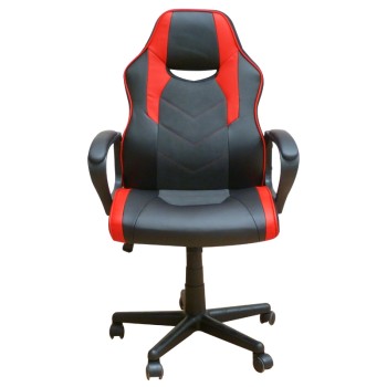 Καρέκλα Gaming Art Maison Smorumnedre - Black Red (60Χ64Χ103-113εκ.)