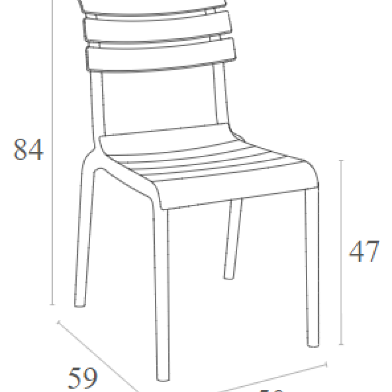 Καρέκλα Art Maison Aars - White (50x59x84εκ.)