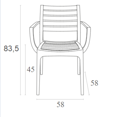 Πολυθρόνα Art Maison Skovby - Dark Gray (58x58x82εκ.)