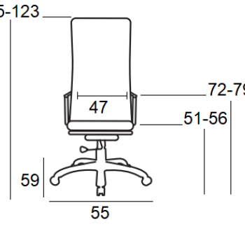 Καρέκλα Γραφείου Art Maison Holbaek - White (62Χ53Χ110/120εκ.)