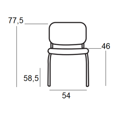 Πολυθρόνα Επισκέπτη Art Maison Haderslev - Gray (53Χ57Χ46/78.5εκ.)