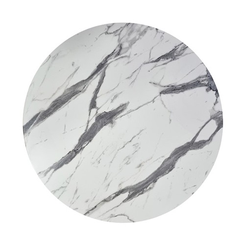 Επιφάνεια Τραπεζιού Art Maison Solrod - White Carrara (Φ70x2.5εκ)