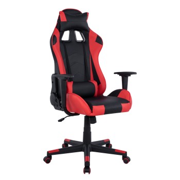 Καρέκλα Gaming Art Maison Baraboo - Black Red PU (68x67x130εκ.)