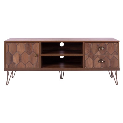 ΕΠΙΠΛΟ TV ART MAISON CLAREMONT - WALNUT (130x39,5x51εκ.)