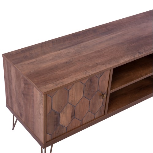 ΕΠΙΠΛΟ TV ART MAISON CLAREMONT - WALNUT (130x39,5x51εκ.)