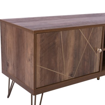 ΕΠΙΠΛΟ TV ART MAISON PURBANK - WALNUT (150x39,5x51,5εκ.)