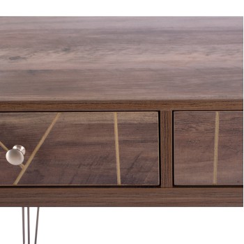 ΚΟΝΣΟΛΑ ART MAISON PURBANK - WALNUT (120x55x79,5εκ.)