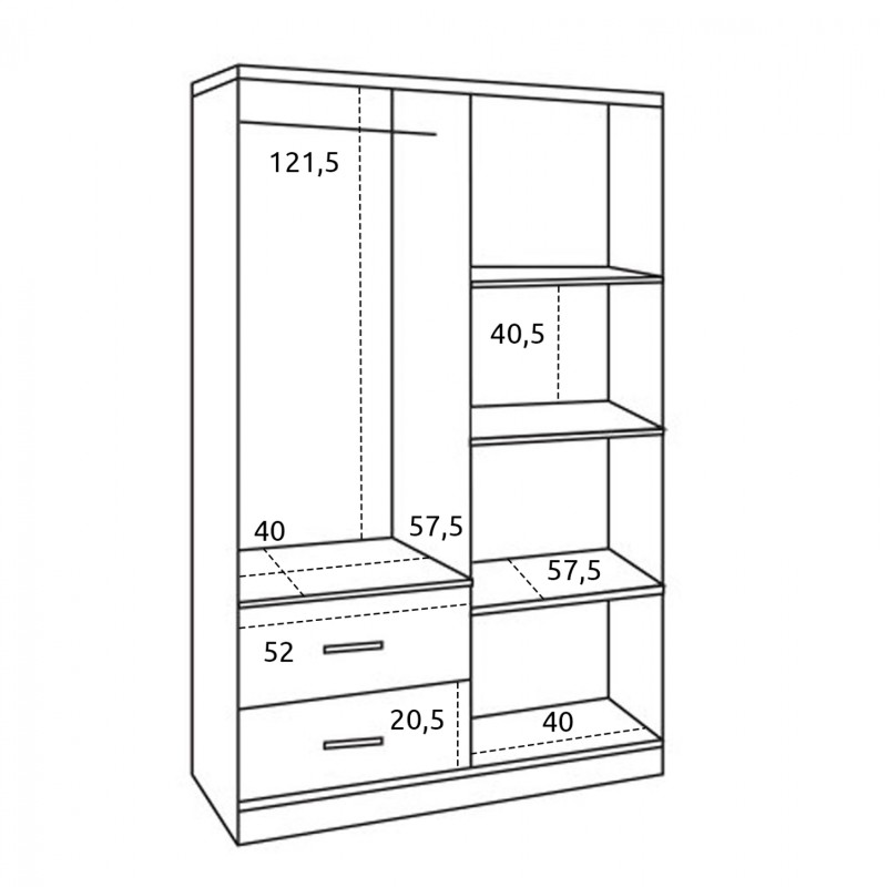 ΝΤΟΥΛΑΠΑ 4ΦΥΛΛΗ ART MAISON HUNTINGTON - NATURAL GRAY (120Χ42,5Χ180,5εκ.)