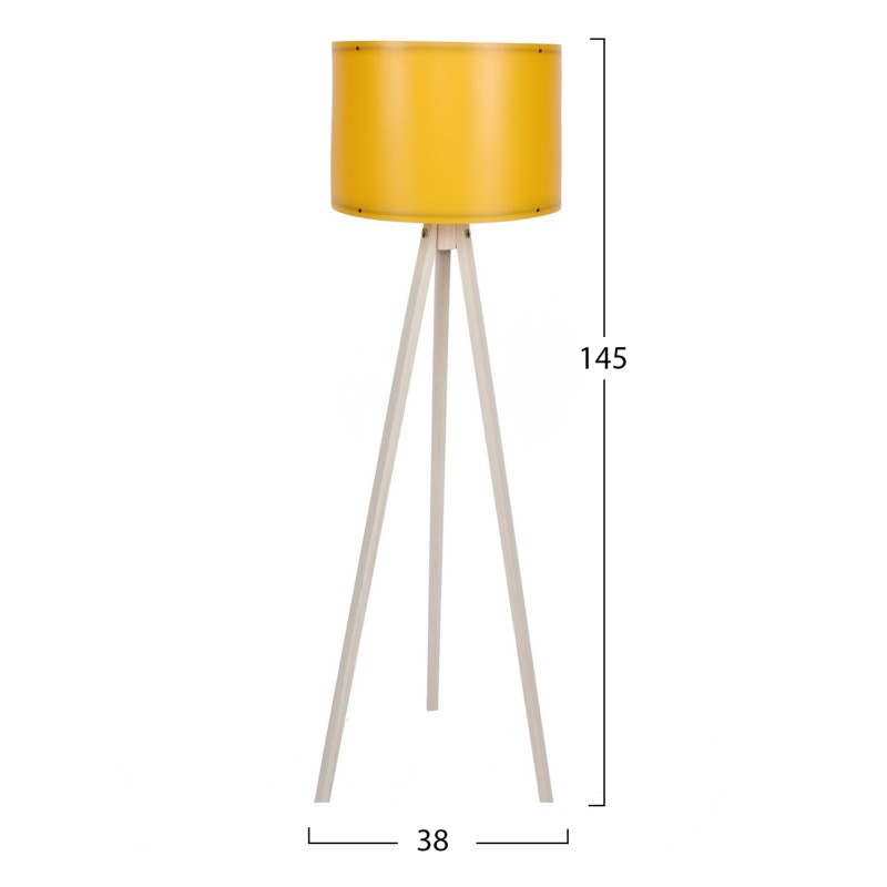 ΦΩΤΙΣΤΙΚΟ ΔΑΠΕΔΟΥ ART MAISON ENGLEWOOD - ECRU YELLOW (Φ38x145εκ.)