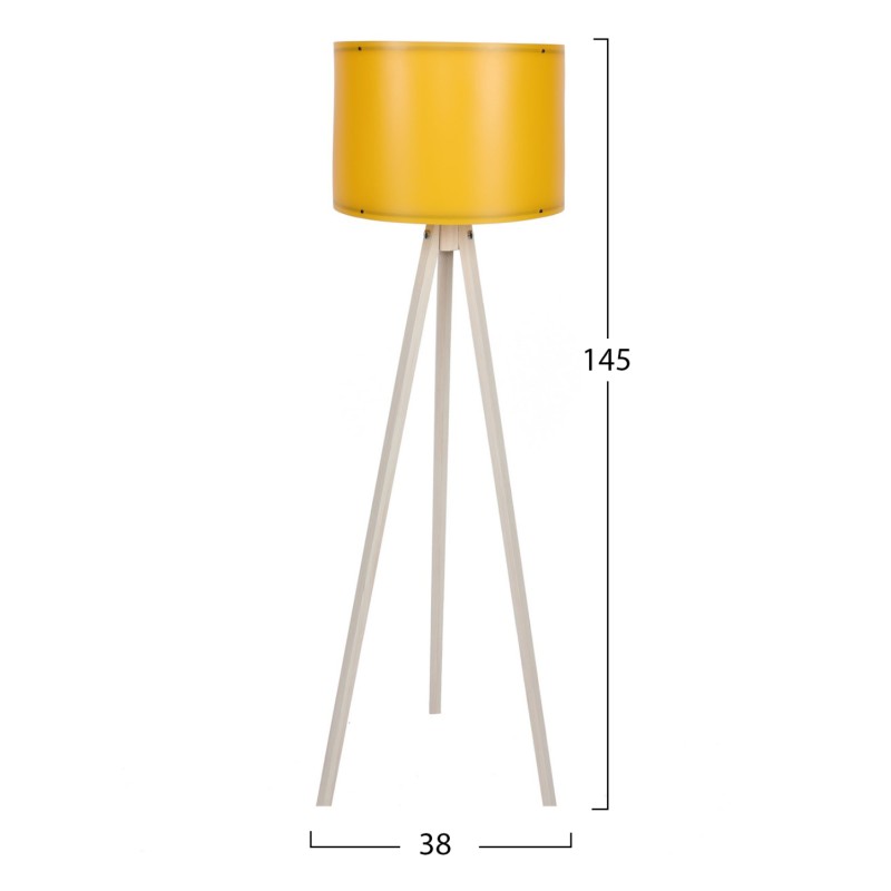 ΦΩΤΙΣΤΙΚΟ ΔΑΠΕΔΟΥ ART MAISON ENGLEWOOD - ECRU YELLOW (Φ38x145εκ.)