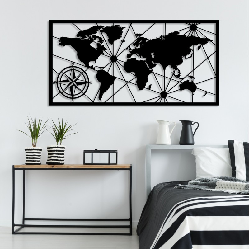 ΔΙΑΚΟΣΜΗΤΙΚΟ ΤΟΙΧΟΥ ART MAISON IDAHO - BLACK (120Χ1,5Χ60cm)