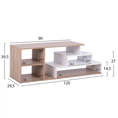 ΕΠΙΠΛΟ TV Art Maison Suffolk - Sonama White (120x29.5x39.5εκ.)