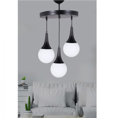 ΦΩΤΙΣΤΙΚΟ ΟΡΟΦΗΣ 3ΦΩΤΟ ART MAISON WOODLAND - WHITE BLACK (30x75εκ.)