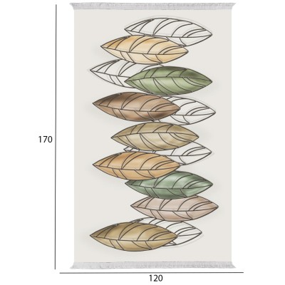 ΧΑΛΙ ΣΑΛΟΝΙΟΥ ΜΕ ΚΡΟΣΙΑ Art Maison Reston - Multicolor (120x170εκ.)