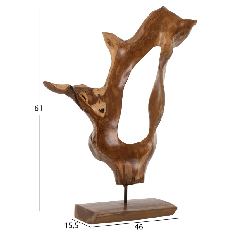 Επιτραπέζιο Διακοσμητικό Art Maison Mirabillia - Walnut (41,5x15x63εκ.)