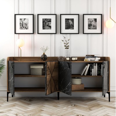 ΜΠΟΥΦΕΣ ART MAISON CHICO - BLACK (180x35x78εκ.)