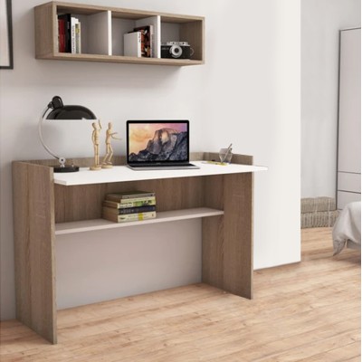 ΣΕΤ ΓΡΑΦΕΙΟΥ ΡΑΦΙΕΡΑ 2 ΤΕΜΑΧΙΩΝ ART MAISON WORKINGTON - NATURAL WHITE (118x45-58x80 εκ.)