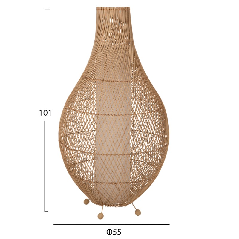 Φωτιστικό Δαπέδου Art Maison Bolus - Natural (Φ55x101εκ.)