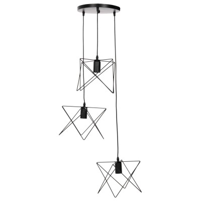 ΦΩΤΙΣΤΙΚΟ ΟΡΟΦΗΣ 3ΦΩΤΟ ART MAISON WOODLAND - BLACK (Φ23x122cm)