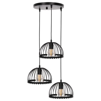 ΦΩΤΙΣΤΙΚΟ ΟΡΟΦΗΣ 3ΦΩΤΟ ART MAISON WOODLAND - BLACK (Φ22x123εκ.)