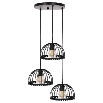 ΦΩΤΙΣΤΙΚΟ ΟΡΟΦΗΣ 3ΦΩΤΟ ART MAISON WOODLAND - BLACK (Φ22x123εκ.)