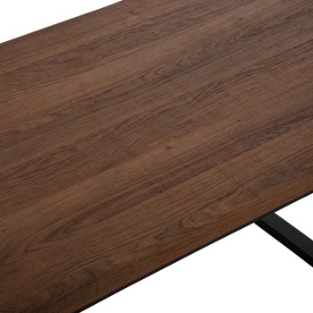 ΤΡΑΠΕΖΙ ΣΑΛΟΝΙΟΥ ART MAISON FRESNO - BLACK WALNUT (120x60X46εκ.)