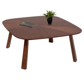 ΤΡΑΠΕΖΙ ΣΑΛΟΝΙΟΥ ART MAISON FULLERTON - WALNUT (100x100x45εκ.)