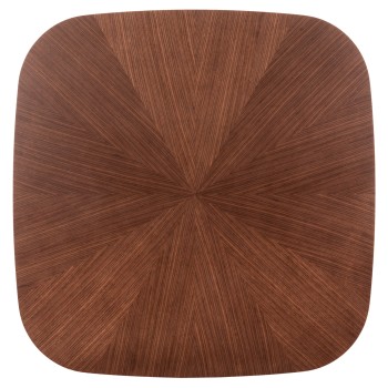 ΤΡΑΠΕΖΙ ΣΑΛΟΝΙΟΥ ART MAISON FULLERTON - WALNUT (100x100x45εκ.)