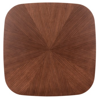 ΤΡΑΠΕΖΙ ΣΑΛΟΝΙΟΥ ART MAISON FULLERTON - WALNUT (100x100x45εκ.)