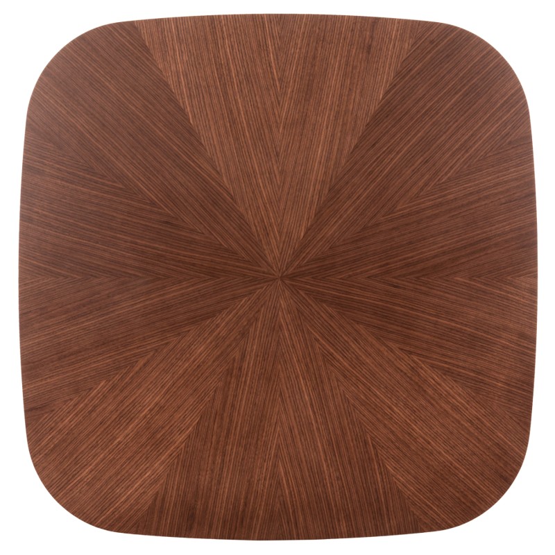 ΤΡΑΠΕΖΙ ΤΡΑΠΕΖΑΡΙΑΣ ART MAISON FULLERTON - WALNUT (150x150x75εκ.)