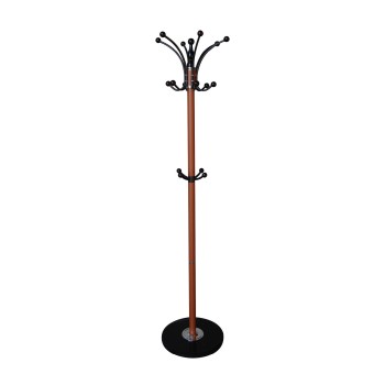 Καλόγερος Περιστρεφόμενος Art Maison Blackpool - Walnut Black (Φ37cmΥ175cm)