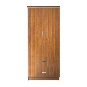 Ντουλάπα Δίφυλλη Art Maison Fareham - Walnut (80x50x180cm)