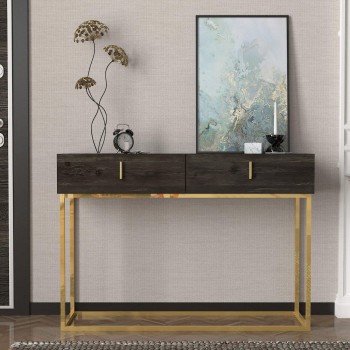 Κονσόλα Art Maison Limeuil - Gold Brown (120x37x84cm)