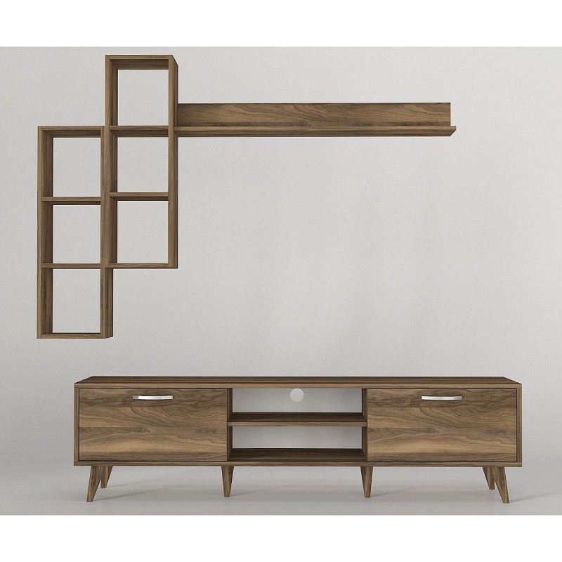 Σύνθετο Art Maison Carcassonne - Walnut (180x35x48.6cm)