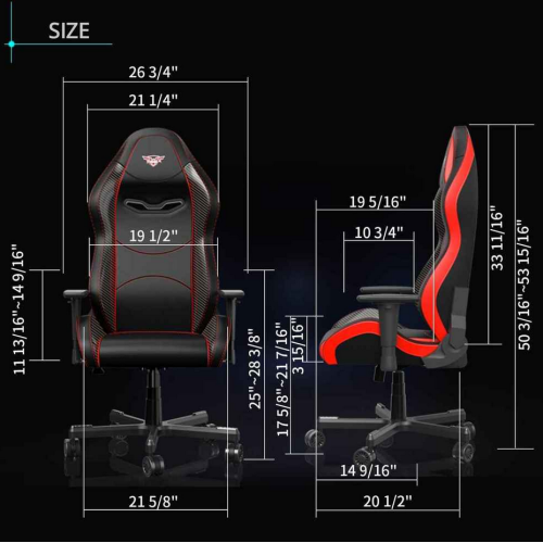 Gaming Καρέκλα -  Eureka Ergonomic® ERK-GC-01