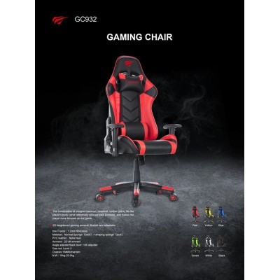 Gaming Καρέκλα - Gamenote GC932 BLACK/RED