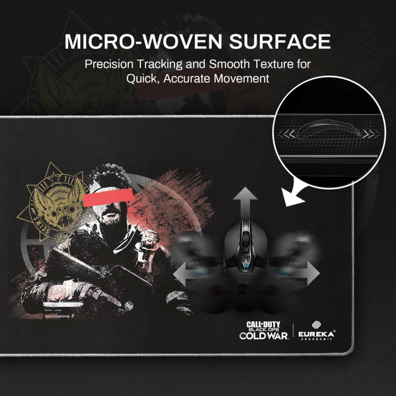 Gaming Mousepad - Eureka Ergonomic COD-MP10