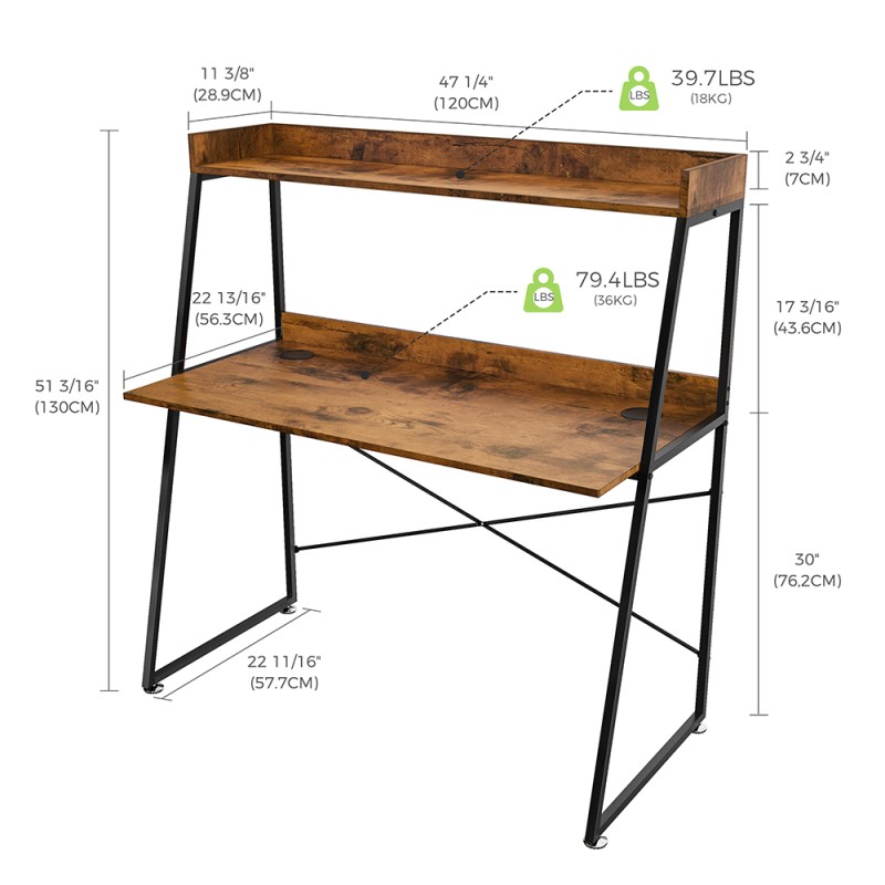 Γραφείο - Eureka Ergonomic® ERK-CD-48VP 120x57.7x130εκ.