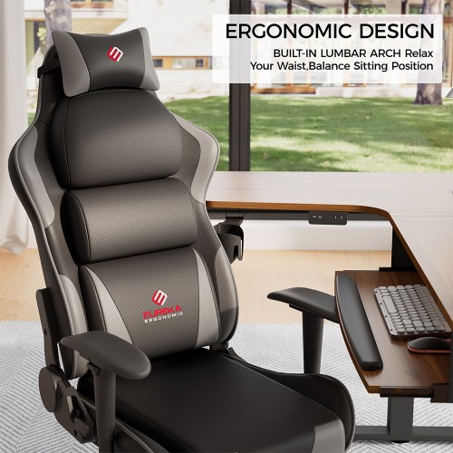 Gaming Καρέκλα - Eureka Ergonomic® ERK-GC07-GY