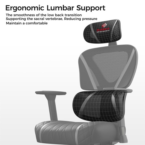 Gaming Καρέκλα - Eureka Ergonomic® ERK-GC06-GY