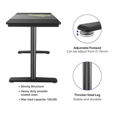 Γραφείο - Eureka Ergonomic® ERK-IOD-47B-V2 120x60x77εκ.