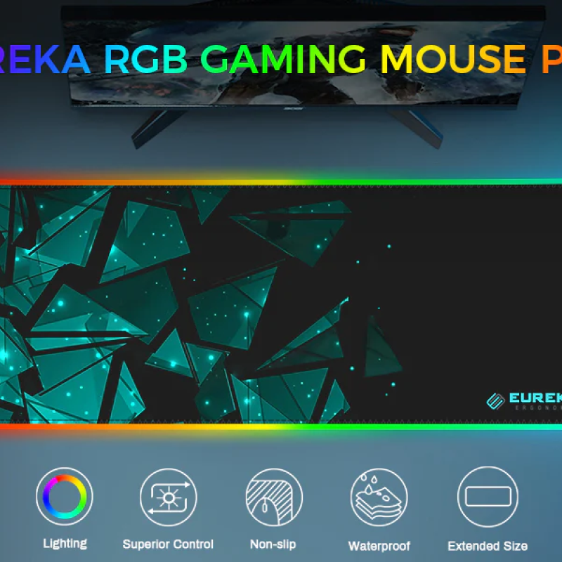 Gaming Mousepad - Eureka Ergonomic JC-01 RGB