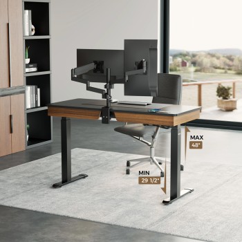 Γραφείο - Eureka Ergonomic® ERK-ED-I55-WN-EU 140x60x75-122cm