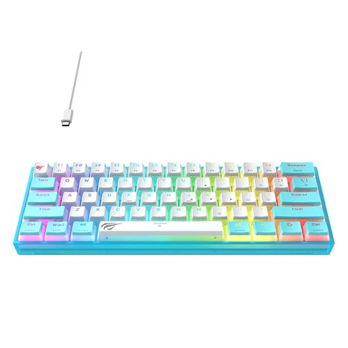 Gaming πληκτρολόγιο - Havit KB877L (Blue/White)