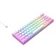 Gaming πληκτρολόγιο - Havit KB877L (Purple/White)