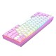 Gaming πληκτρολόγιο - Havit KB877L (Purple/White)